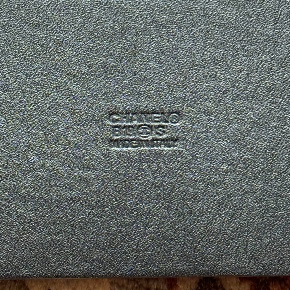 CHANEL Black Suede Pearls Logo Chain Belt 80 32 L@@K! *MINT* - Picture 8 of 14